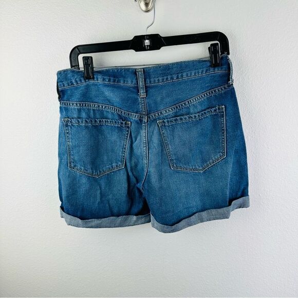 Old Navy Distressed Patchwork Jean Shorts Size 4 - Picture 2 of 3
